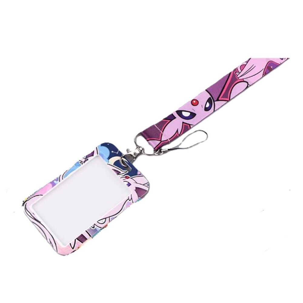 Espeon Pokemon ID Badge Holder Lanyard Neck Strap - Picture 2 of 4